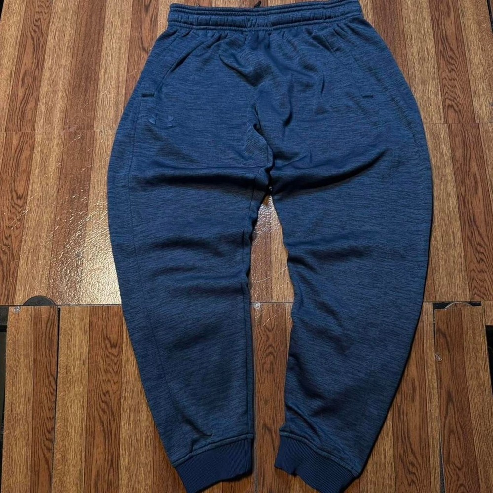 Under Armour Blue Heather Retro Sportswear Sweatpants Jogger Fits Small
